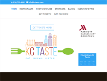 Tablet Screenshot of kctaste.com